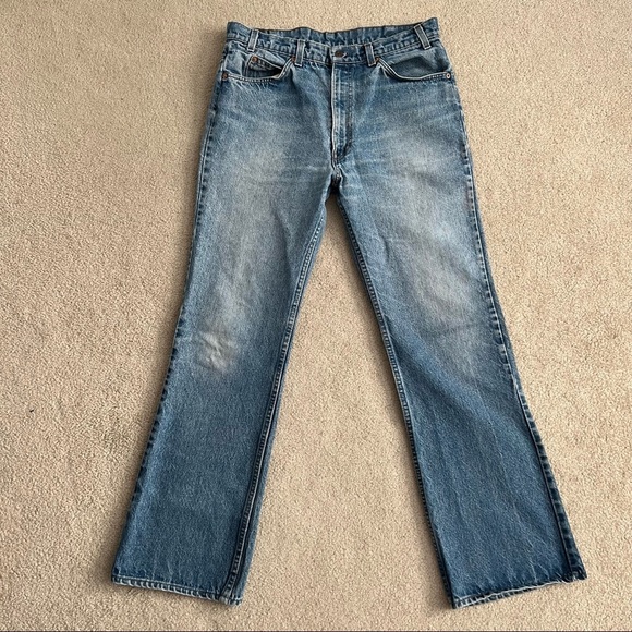 Vintage 1985 Levi’s Orange Tab 517 Bootcut Jeans Made in USA Tag 38 X 32 - Picture 2 of 11